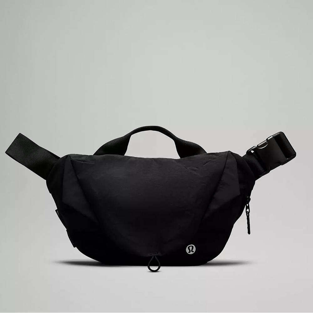 lululemon athletica Black Crossbody Waist Bag